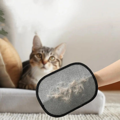 Pet Hair Removal Glove - Pack Of 2 -  Reusable Pets Hairs Remover Electrostatic Gloves, for Clothing/Couch/Furniture